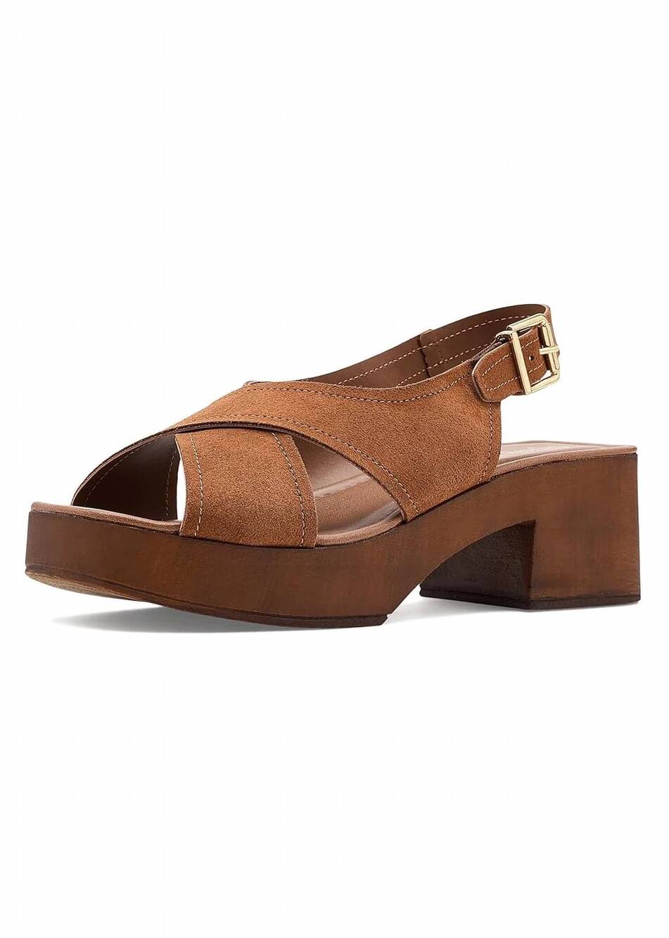 NEW SEYCHELLES women's heart of gold suede sandal in brown